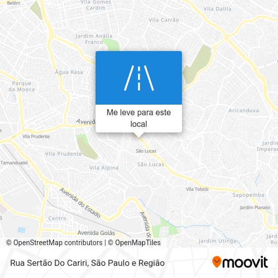 Rua Sertão Do Cariri mapa