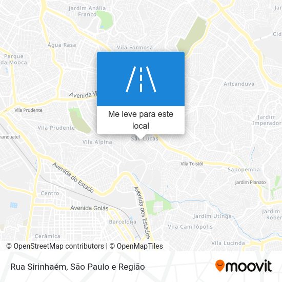 Rua Sirinhaém mapa