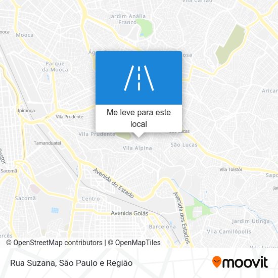 Rua Suzana mapa