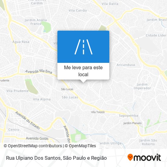 Rua Ulpiano Dos Santos mapa