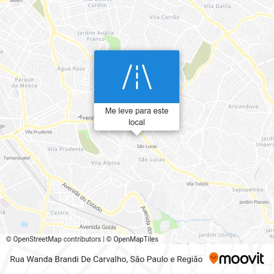 Rua Wanda Brandi De Carvalho mapa