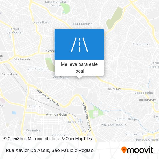 Rua Xavier De Assis mapa