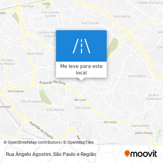 Rua Ângelo Agostini mapa