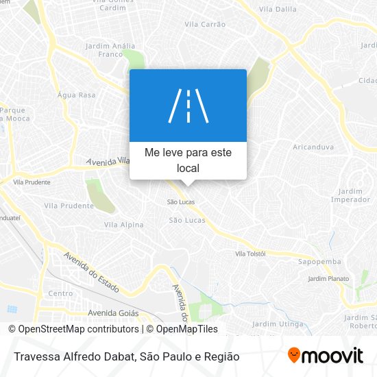Travessa Alfredo Dabat mapa