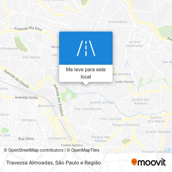 Travessa Almoadas mapa