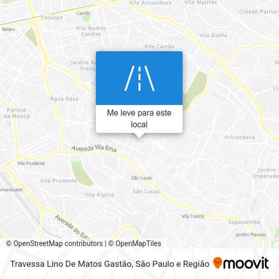 Travessa Lino De Matos Gastão mapa