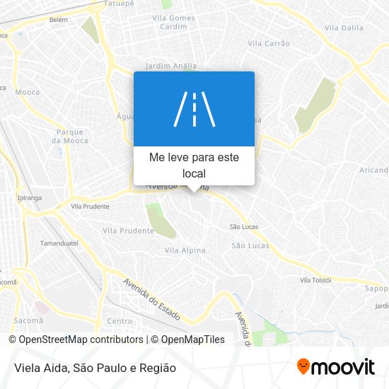 Viela Aida mapa