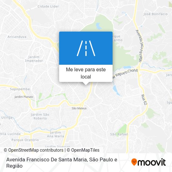 Avenida Francisco De Santa Maria mapa