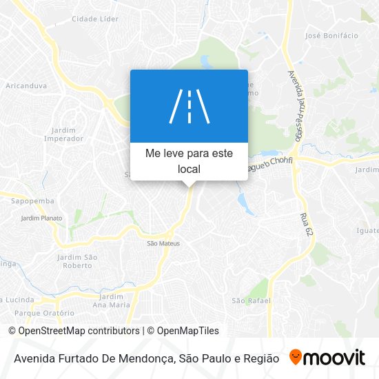 Avenida Furtado De Mendonça mapa