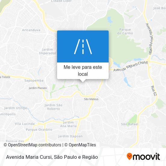 Avenida Maria Cursi mapa