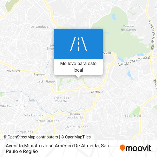 Avenida Ministro José Américo De Almeida mapa