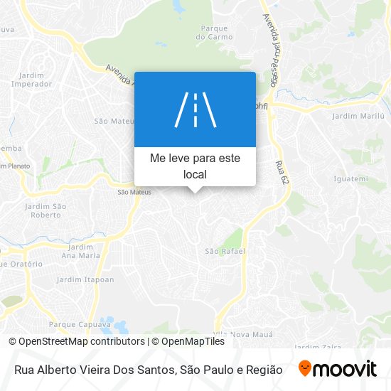 Rua Alberto Vieira Dos Santos mapa