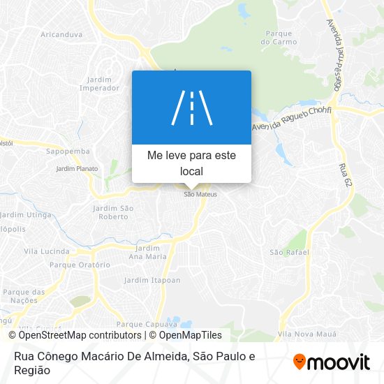 Rua Cônego Macário De Almeida mapa