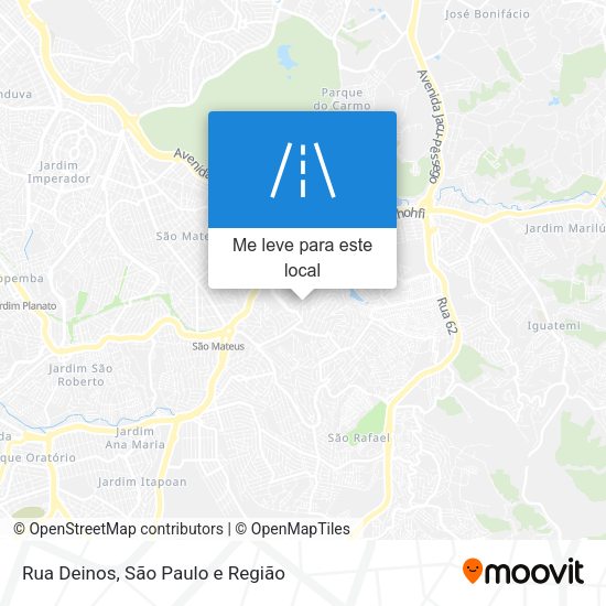 Rua Deinos mapa