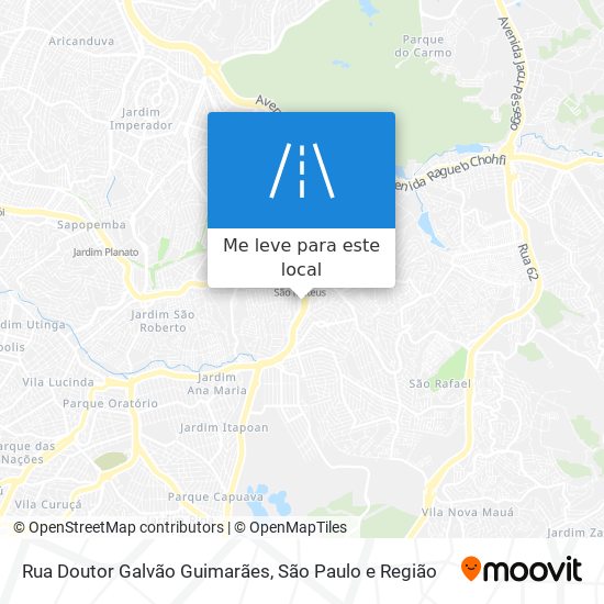 Rua Doutor Galvão Guimarães mapa