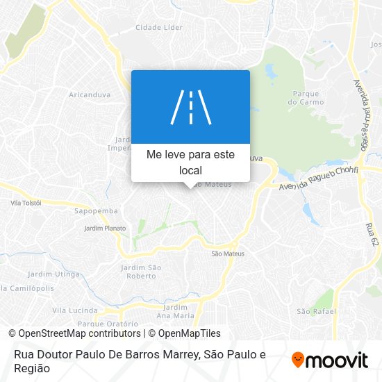 Rua Doutor Paulo De Barros Marrey mapa
