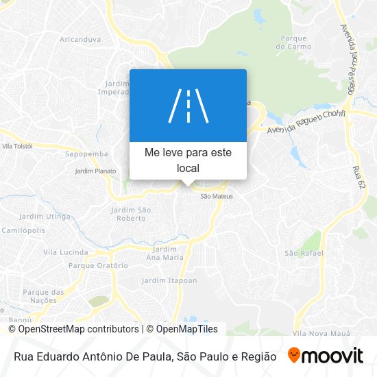 Rua Eduardo Antônio De Paula mapa