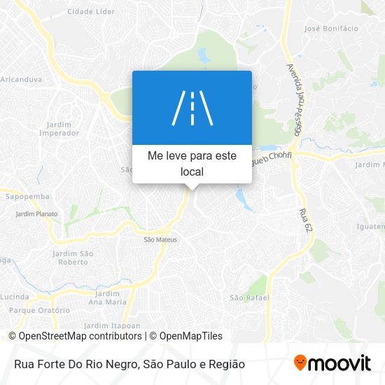 Rua Forte Do Rio Negro mapa