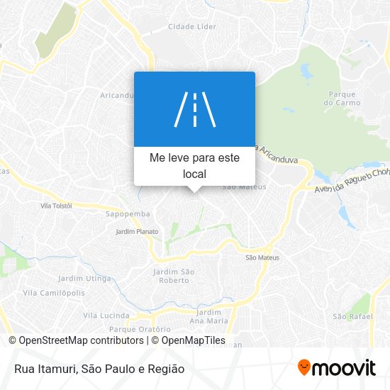 Rua Itamuri mapa