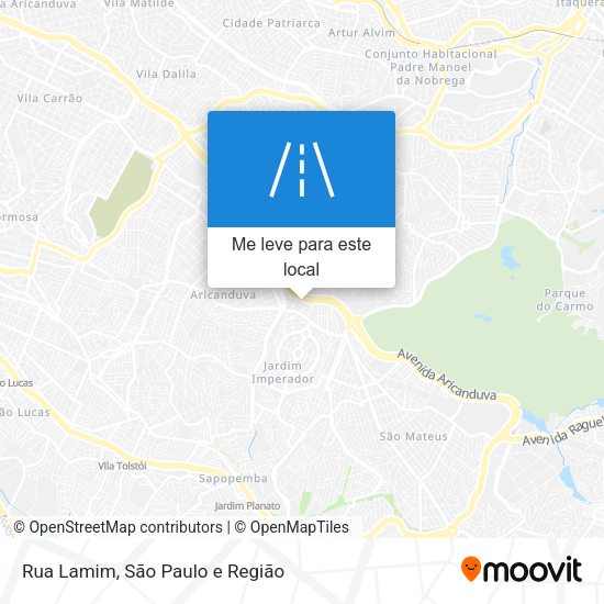 Rua Lamim mapa