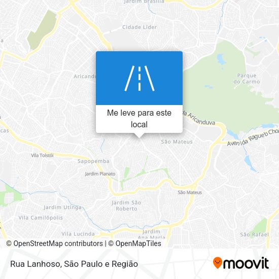 Rua Lanhoso mapa