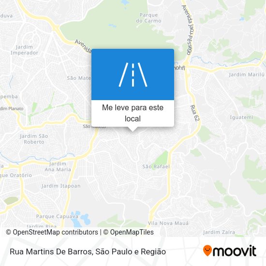Rua Martins De Barros mapa