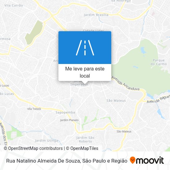 Rua Natalino Almeida De Souza mapa