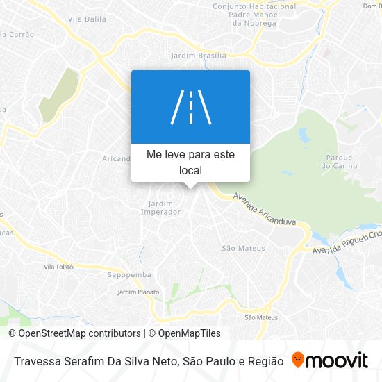 Travessa Serafim Da Silva Neto mapa