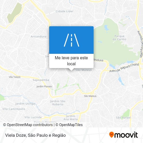 Viela Doze mapa