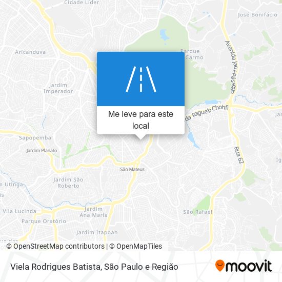 Viela Rodrigues Batista mapa