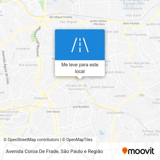 Avenida Coroa De Frade mapa