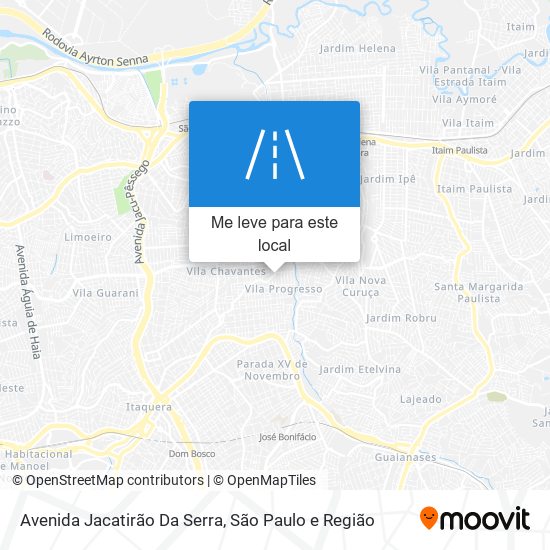 Avenida Jacatirão Da Serra mapa