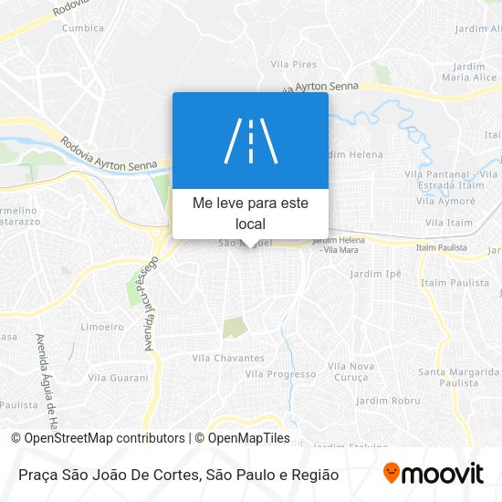 Praça São João De Cortes mapa