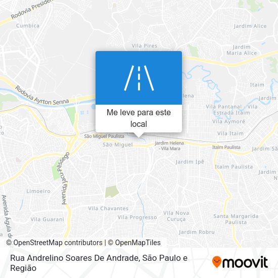 Rua Andrelino Soares De Andrade mapa