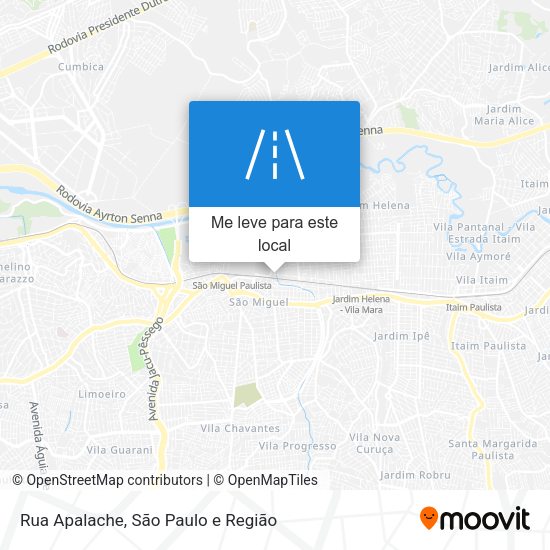 Rua Apalache mapa