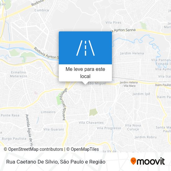 Rua Caetano De Sílvio mapa