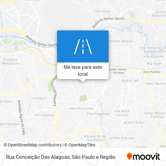 Rua Conceição Das Alagoas mapa