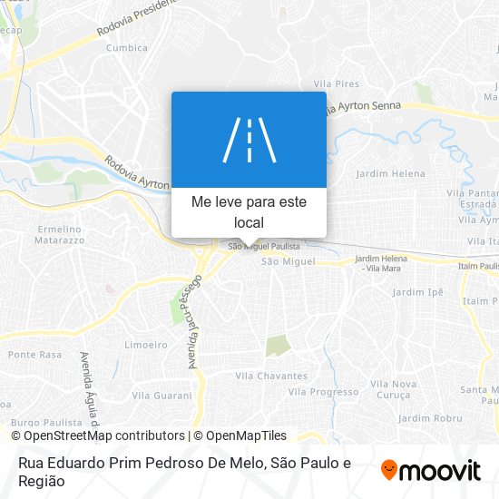 Rua Eduardo Prim Pedroso De Melo mapa