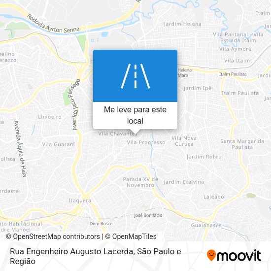Rua Engenheiro Augusto Lacerda mapa