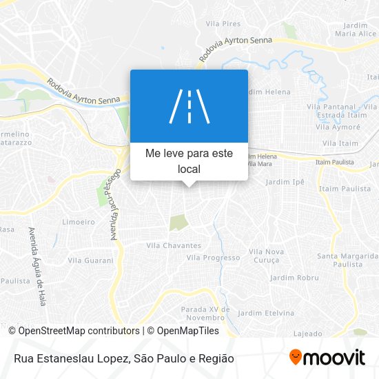 Rua Estaneslau Lopez mapa