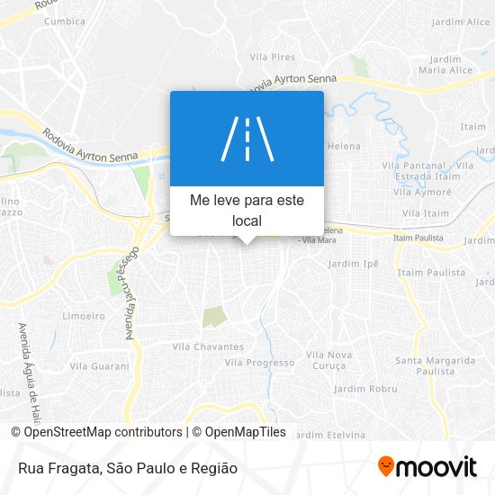 Rua Fragata mapa