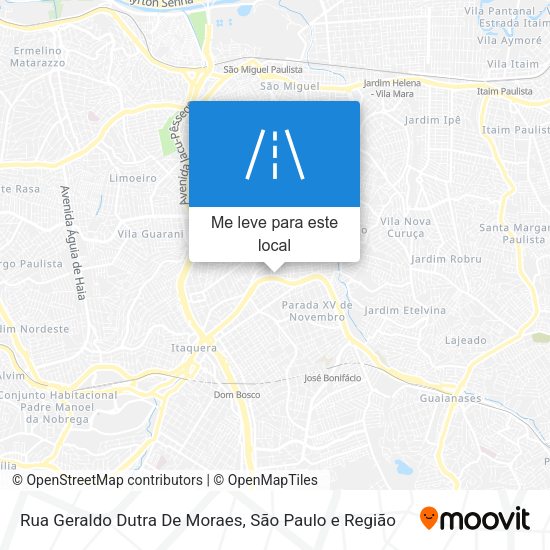 Rua Geraldo Dutra De Moraes mapa