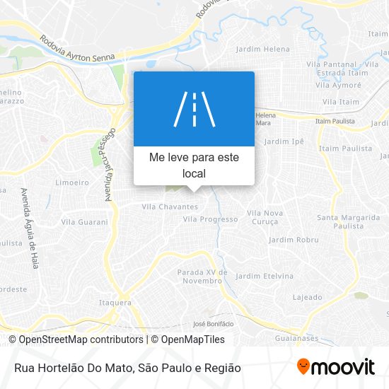 Rua Hortelão Do Mato mapa