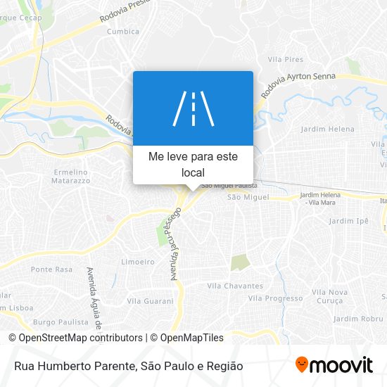 Rua Humberto Parente mapa