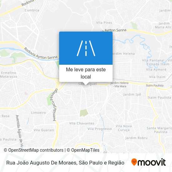 Rua João Augusto De Moraes mapa
