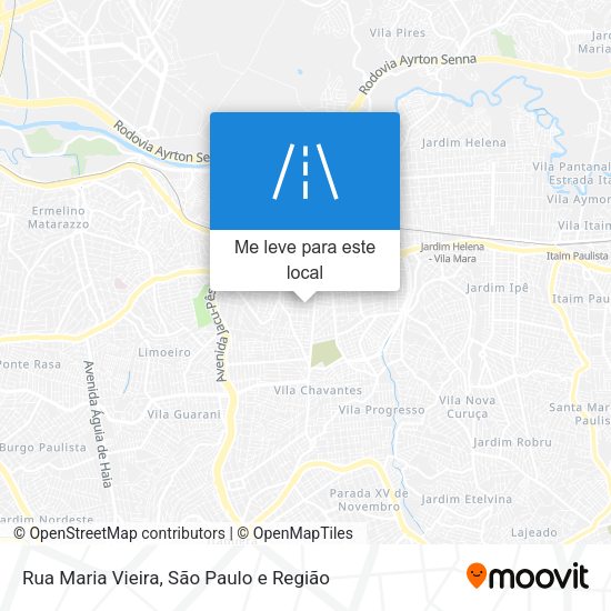 Rua Maria Vieira mapa