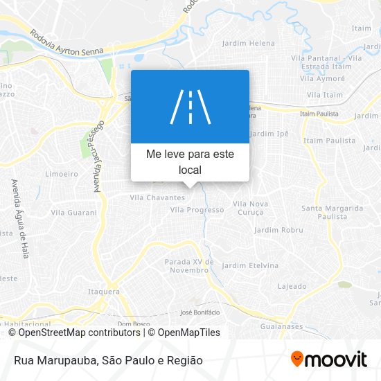 Rua Marupauba mapa