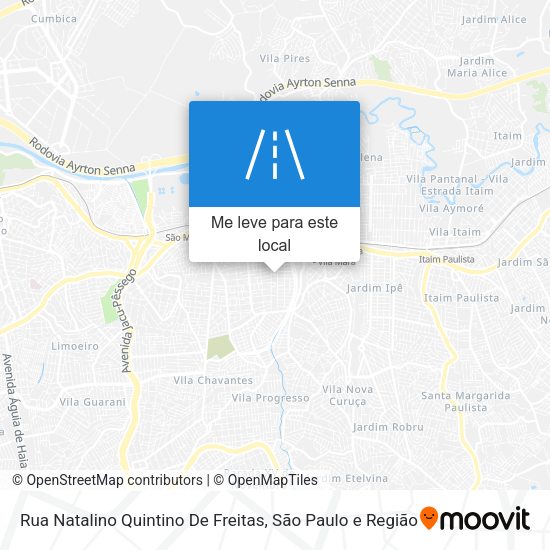 Rua Natalino Quintino De Freitas mapa