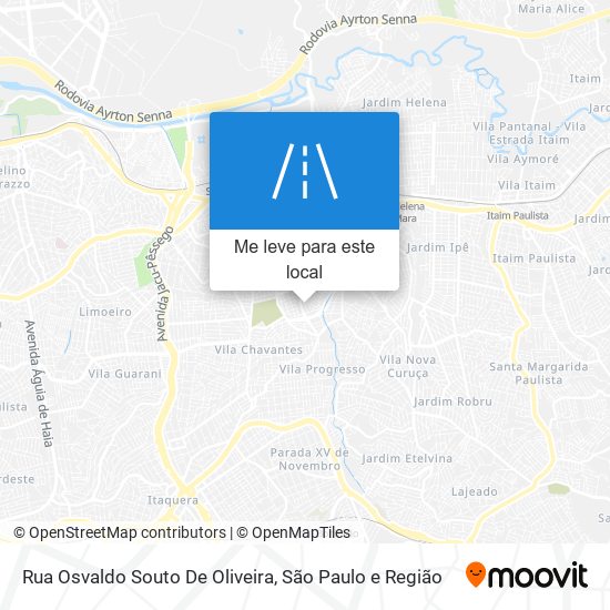 Rua Osvaldo Souto De Oliveira mapa