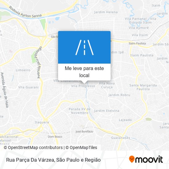 Rua Parça Da Várzea mapa